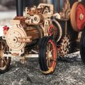 RoboTime 3D dřevěná mechanická skládačka Parní stroj